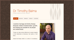 Desktop Screenshot of drtimothybaima.com